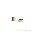 Conector de clavija de 1,27 mm en ángulo recto 2 * 4P